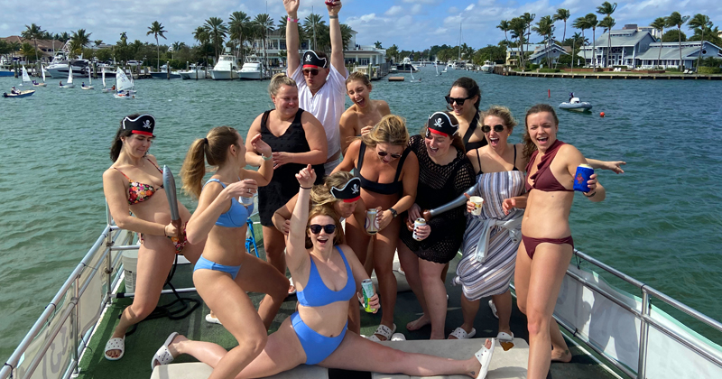 2 hour weekday pontoon party excursions